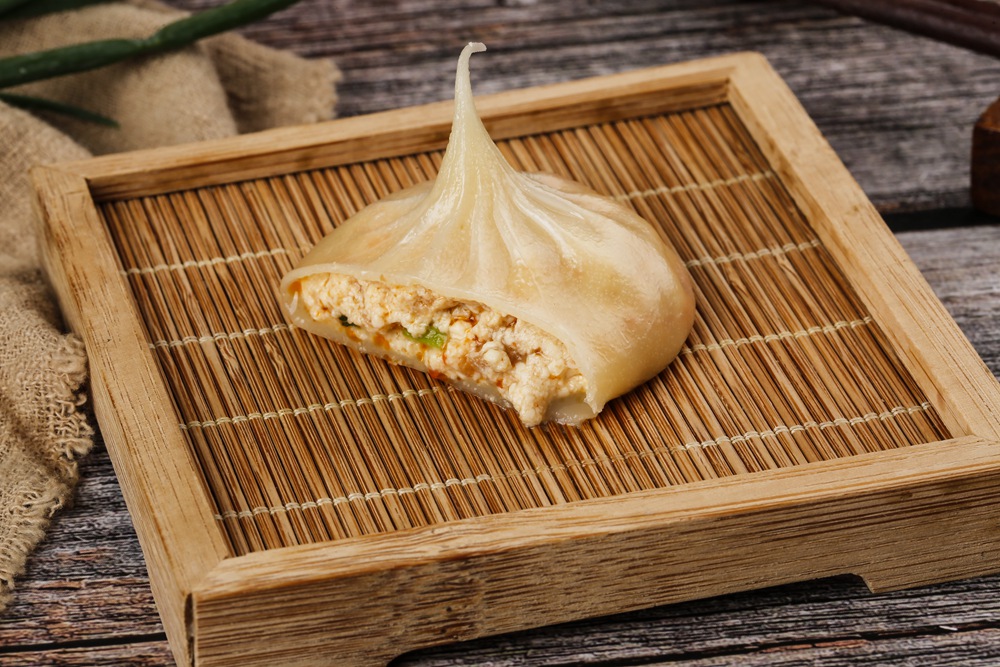 Thin skinned Tofu Steamed Buns