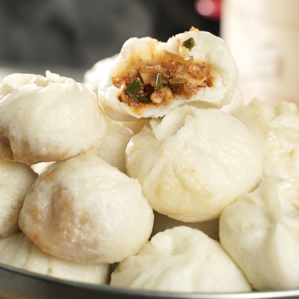 Steamed Buns with bean curd and vermicelli